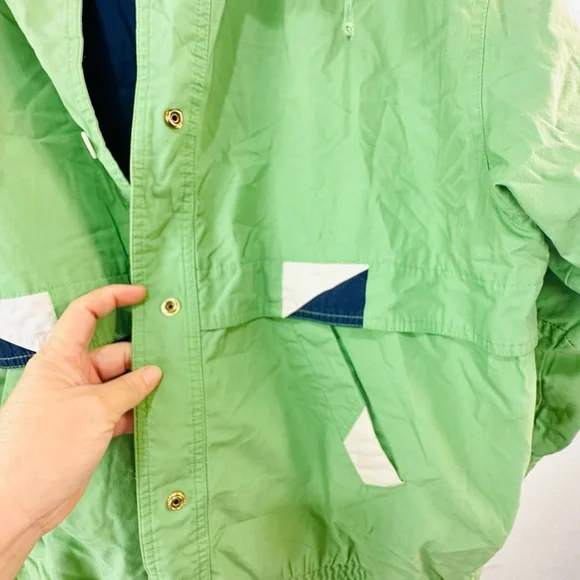Essentials Vibrant Green Kids Raincoat - Picture 7 of 15